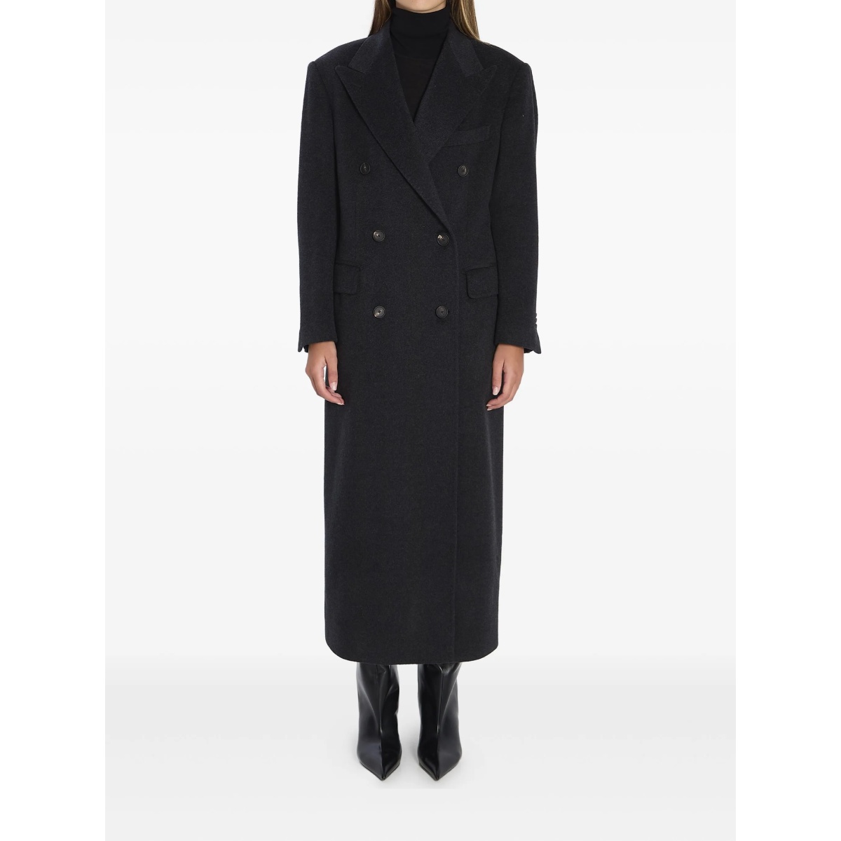 double-breasted coat
