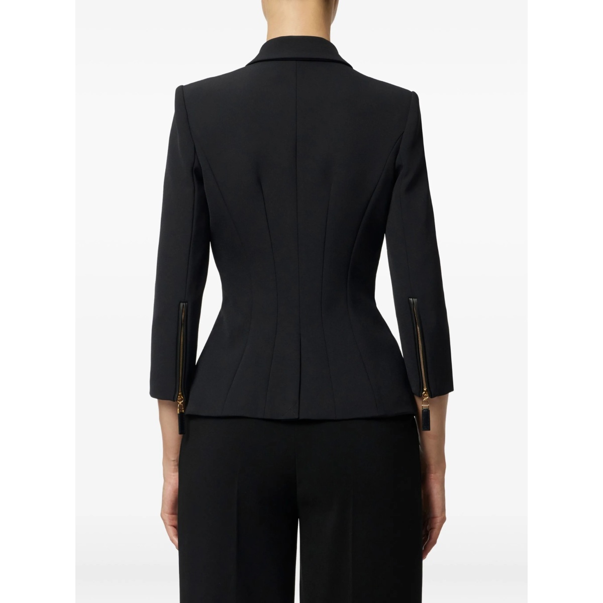 double-breasted gold-button jacket - Img 3