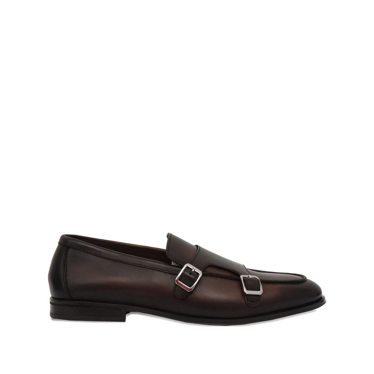 double-buckle monk shoes