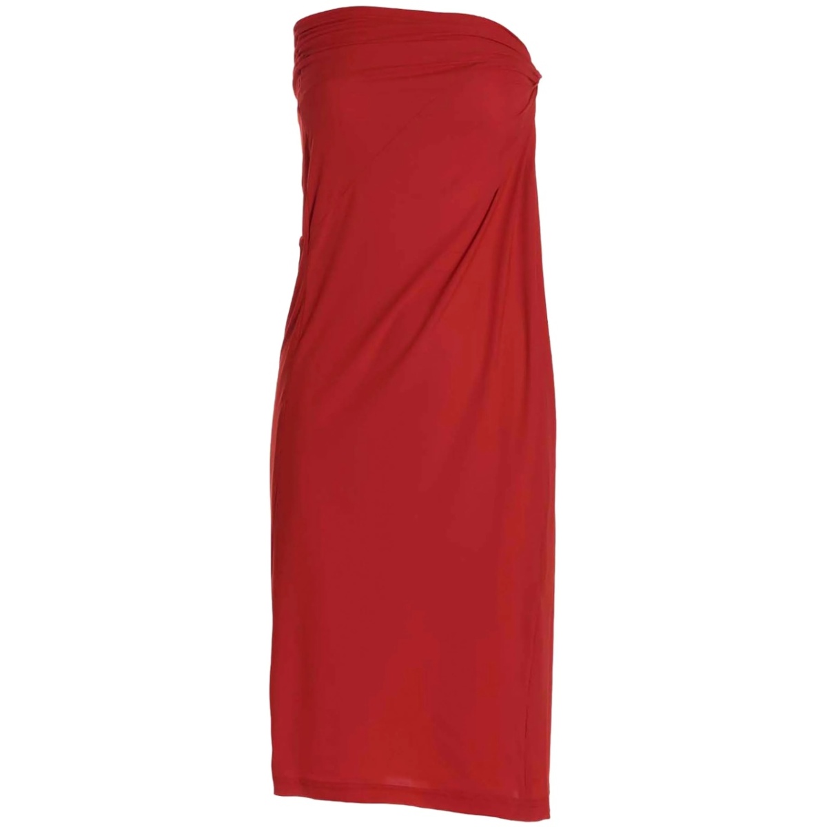 draped midi skirt