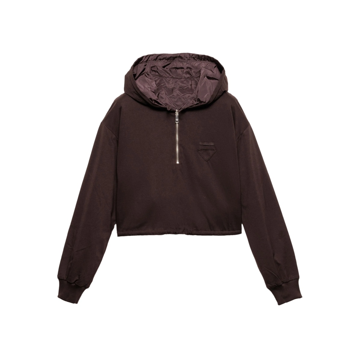 drawstring-hem hoodie