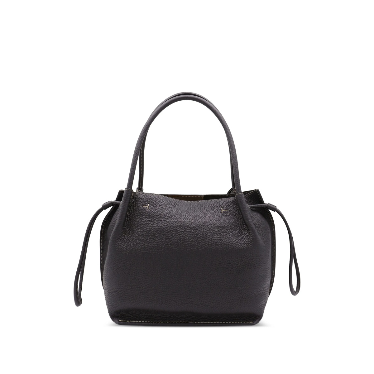 drawstring leather tote bag - Img 2