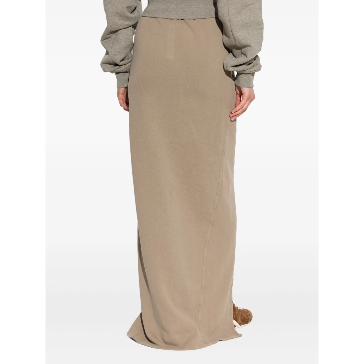 drawstring-waist cotton skirt - Img 4