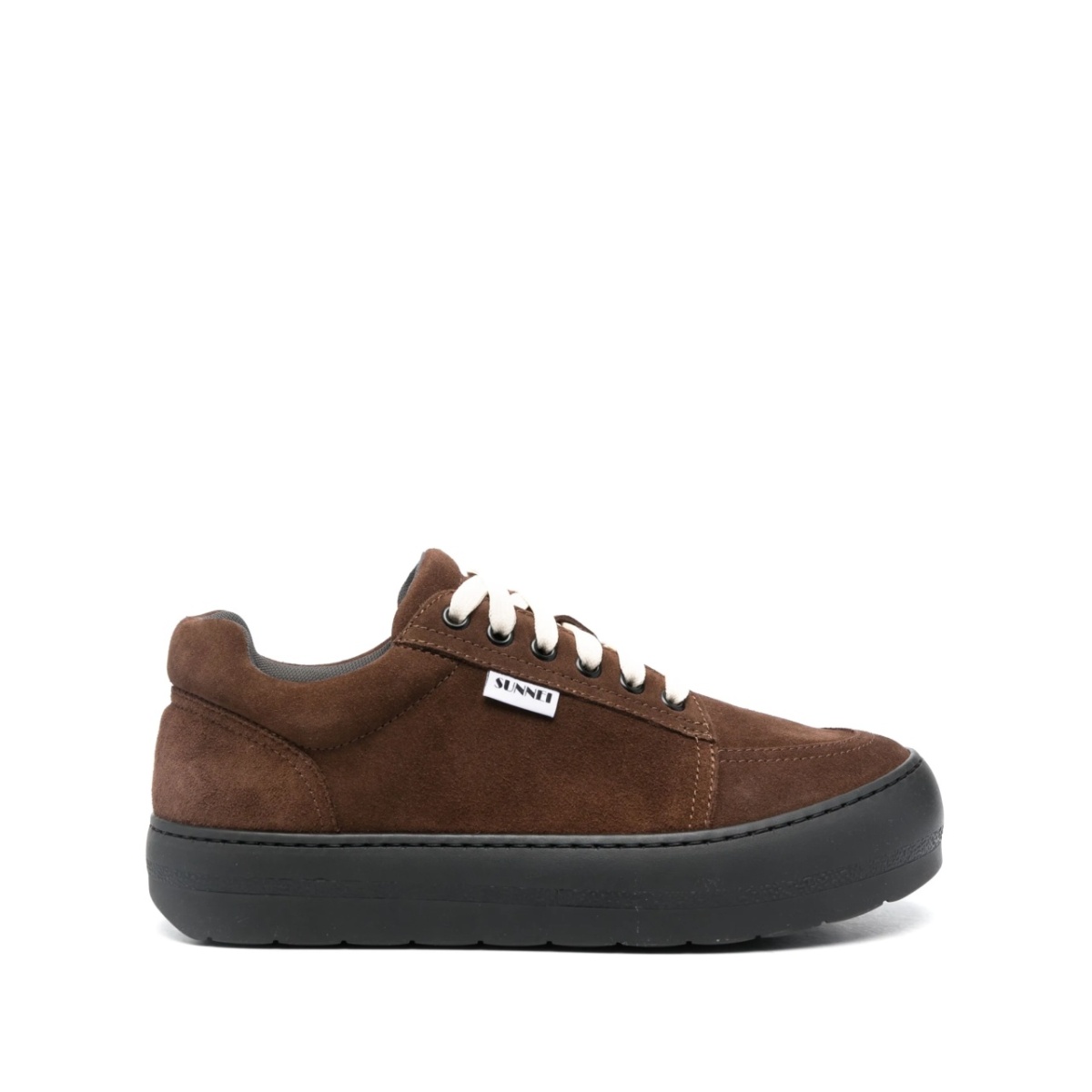 Dreamy lace-up suede sneakers