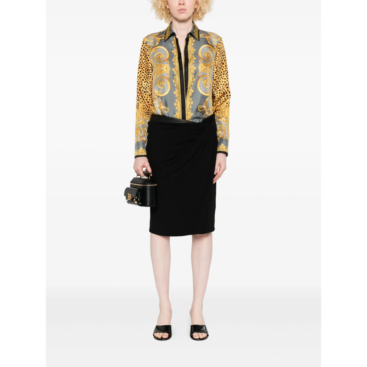 embellished draped skirt - Img 2