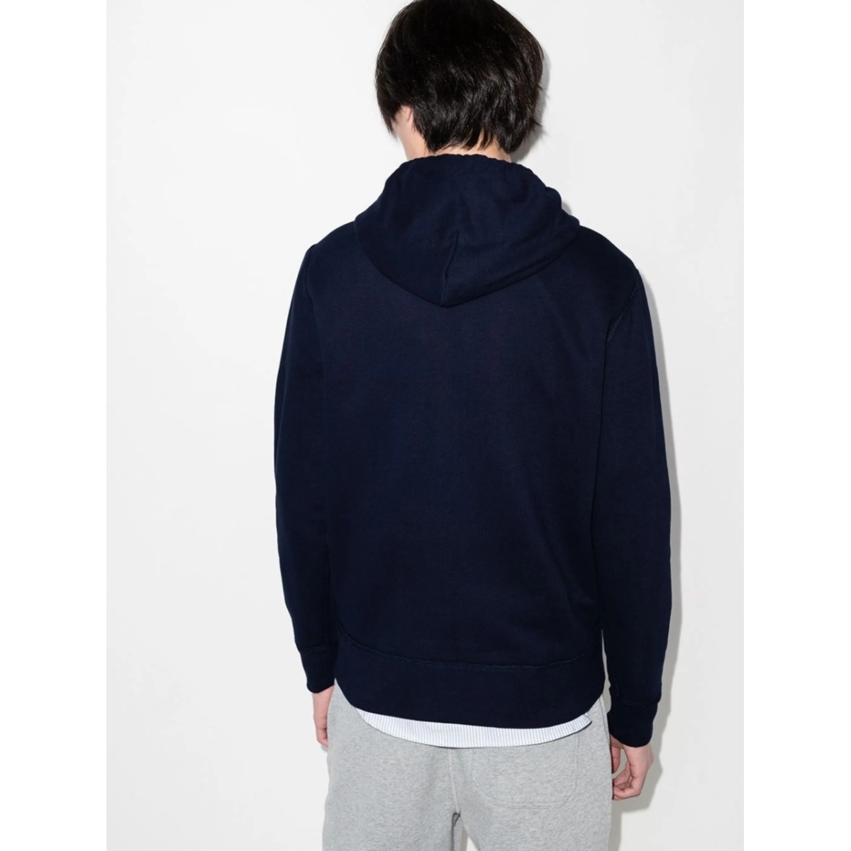 embroidered-logo hoodie - Img 3