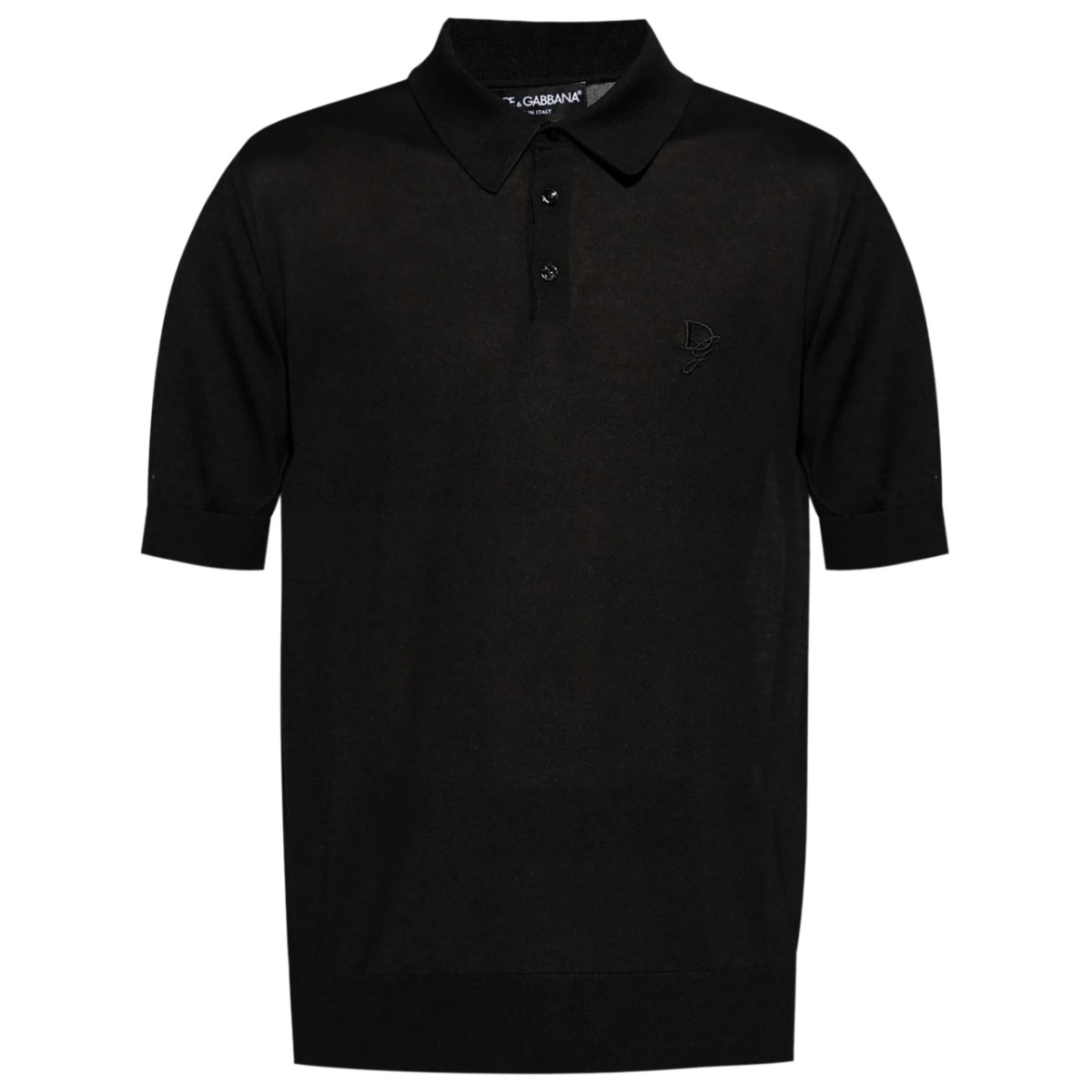 embroidered-logo polo shirt
