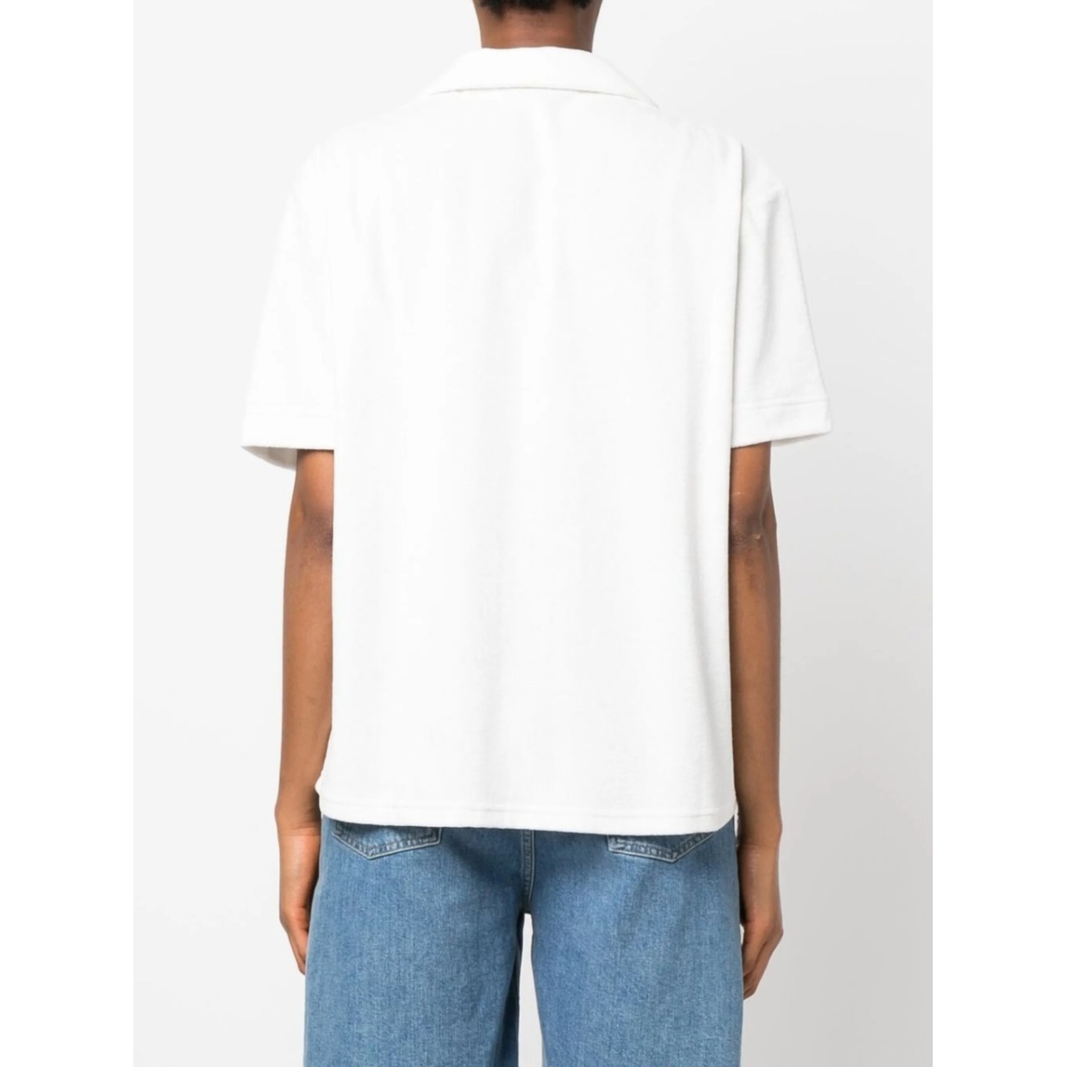 embroidered-logo short-sleeve shirt - Img 4