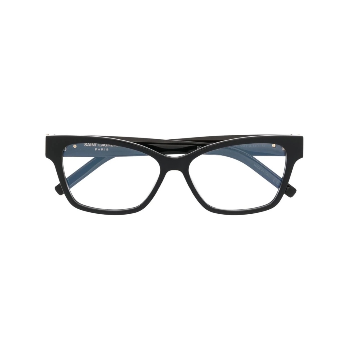 engraved-logo cat eye glasses