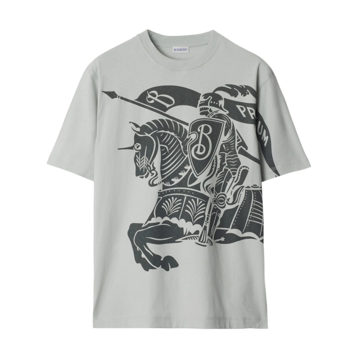 Equestrian Knight-motif T-shirt