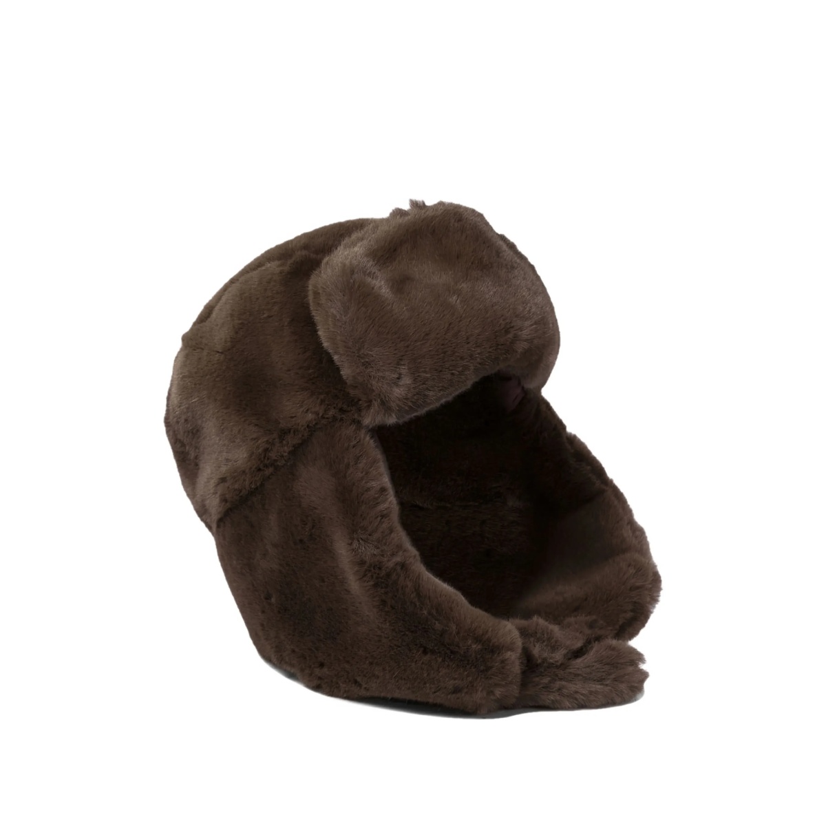 faux-fur trapper hat