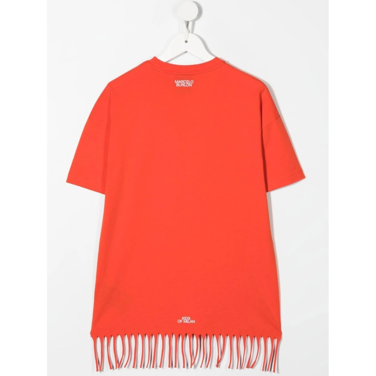 feather-necklace print T-shirt - Img 2