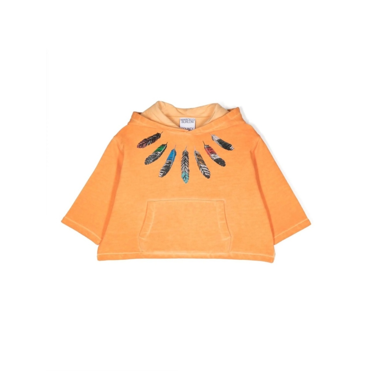 Feather Print hoodie