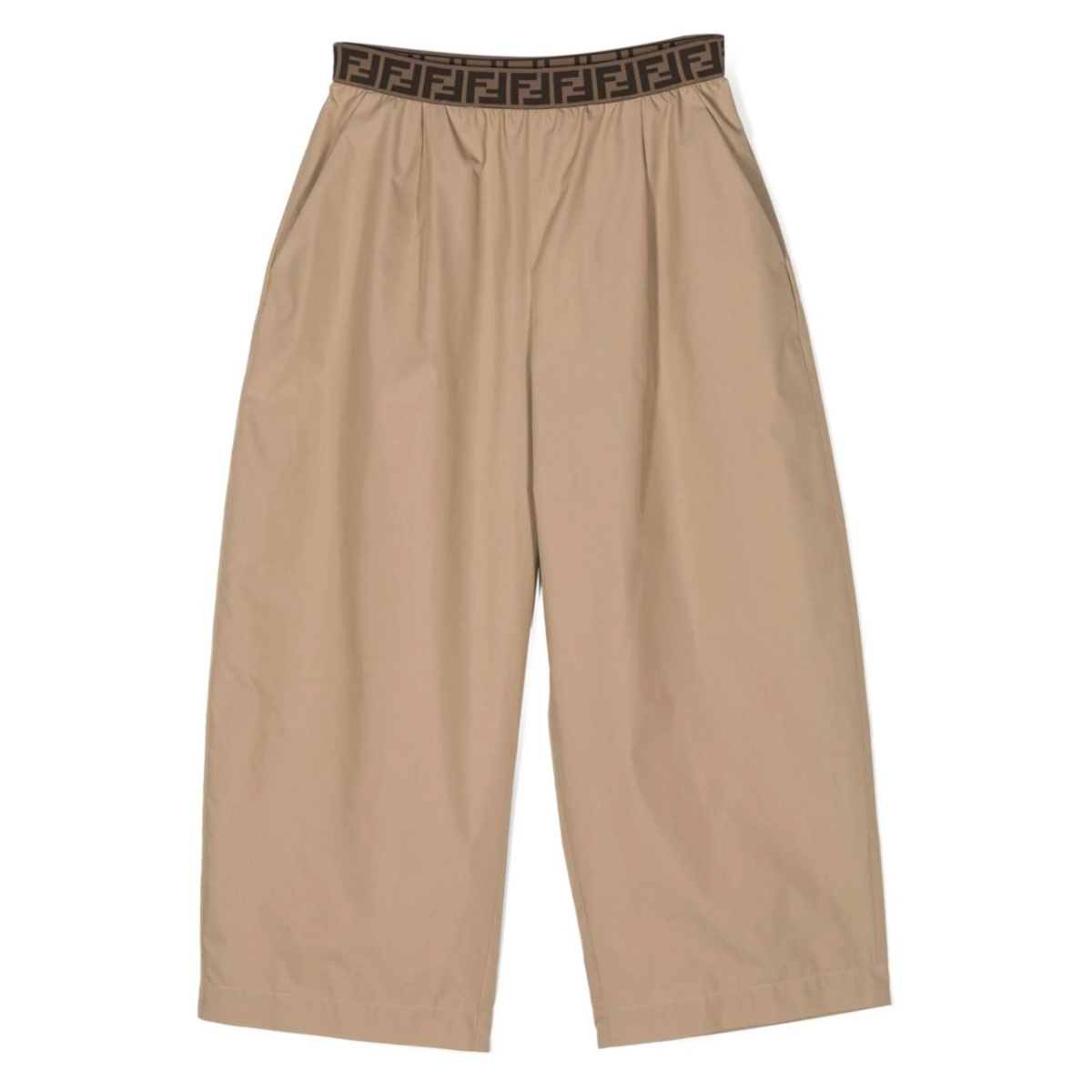 FF-pattern-waistband shorts