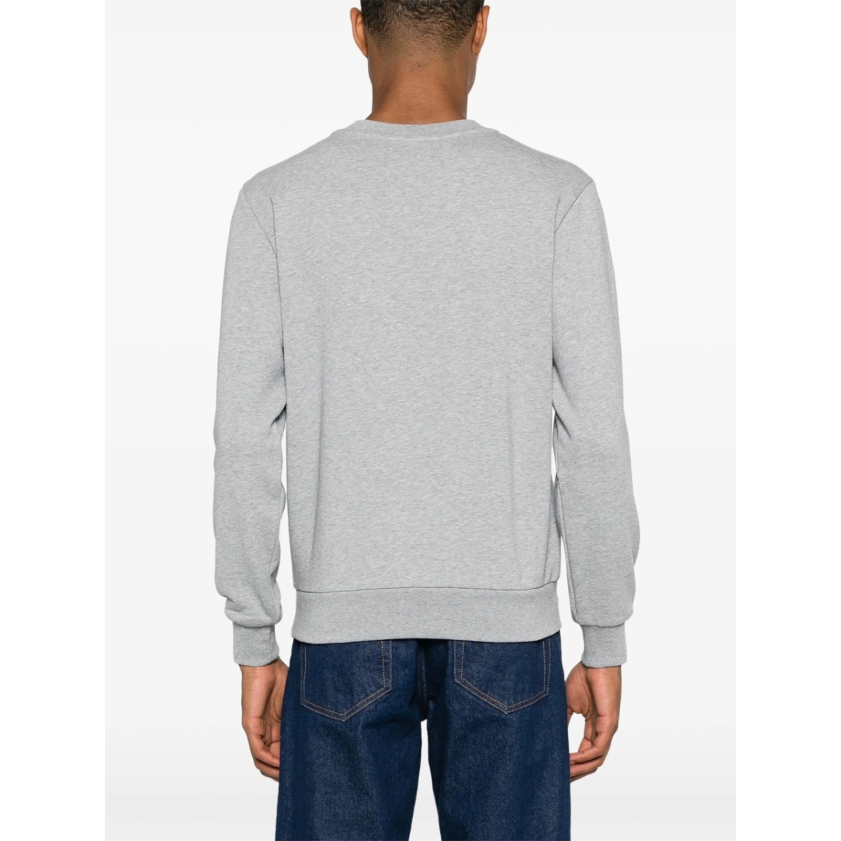 flocked-logo cotton sweatshirt - Img 5