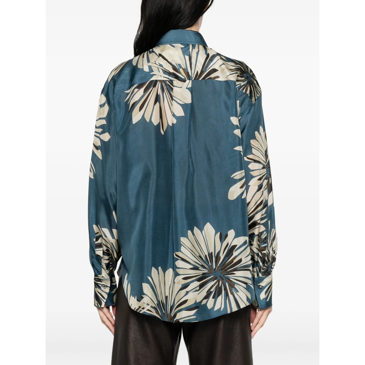 floral-print buttoned shirt - Img 4