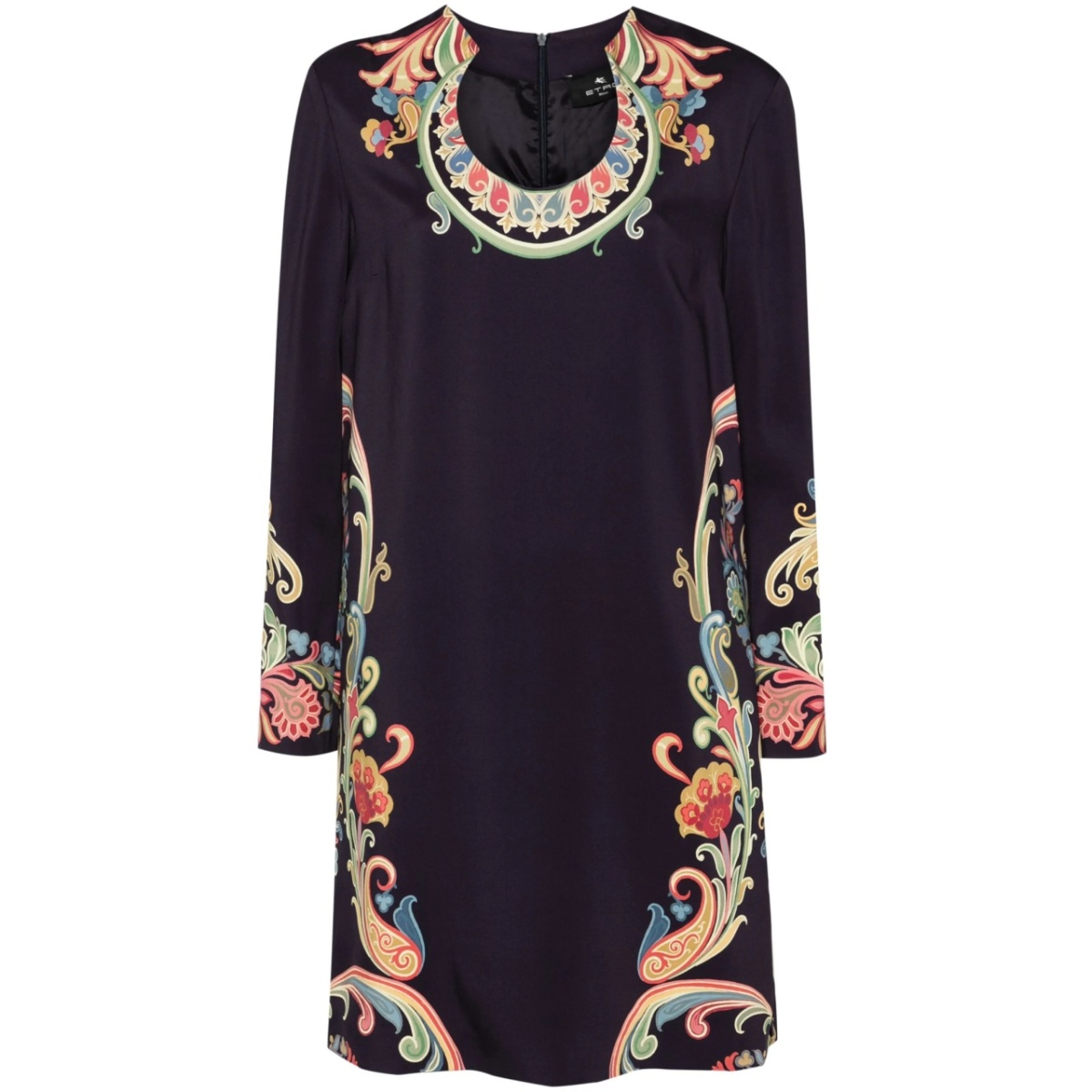 floral-print midi dress