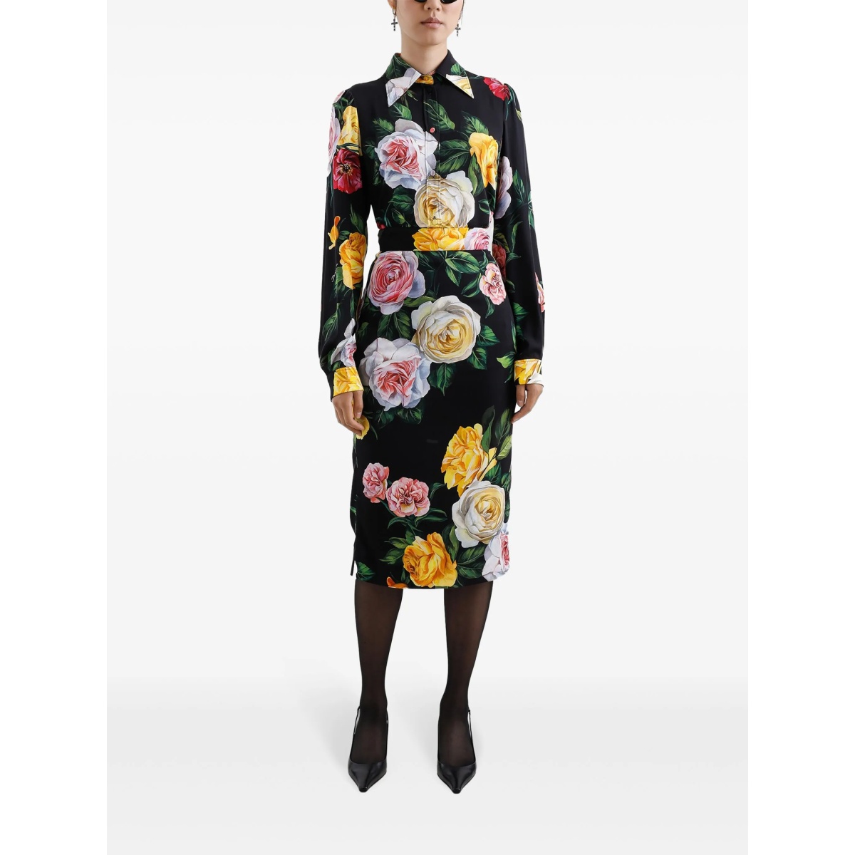 floral-print midi skirt - Img 2