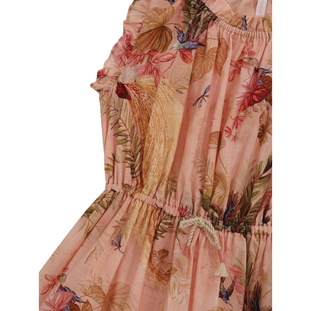 floral-print ruffle-detail dress - Img 4