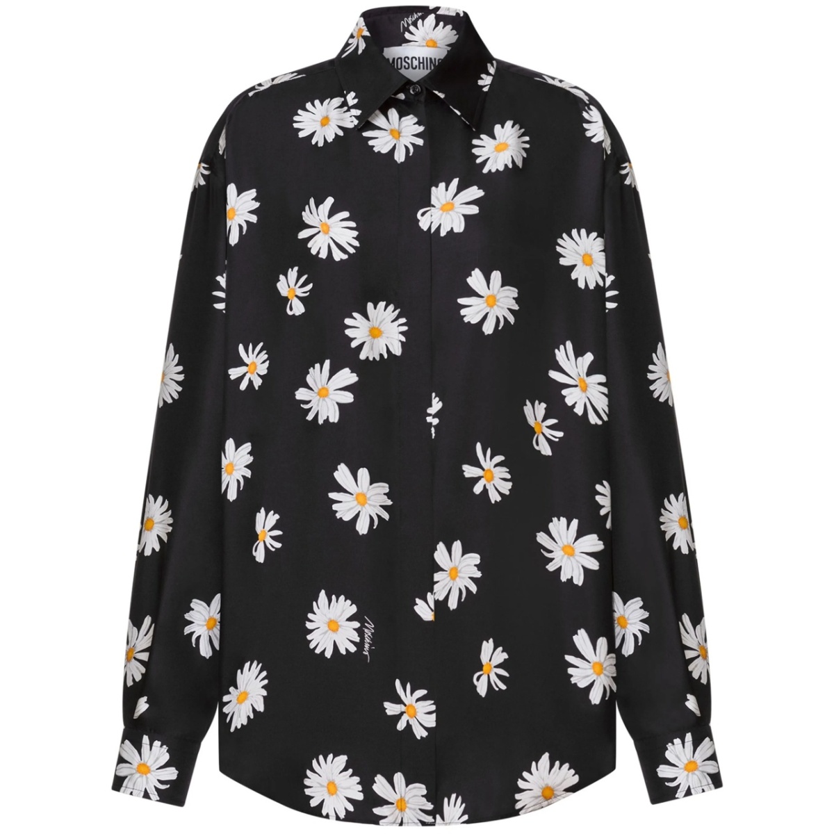 floral-print shirt