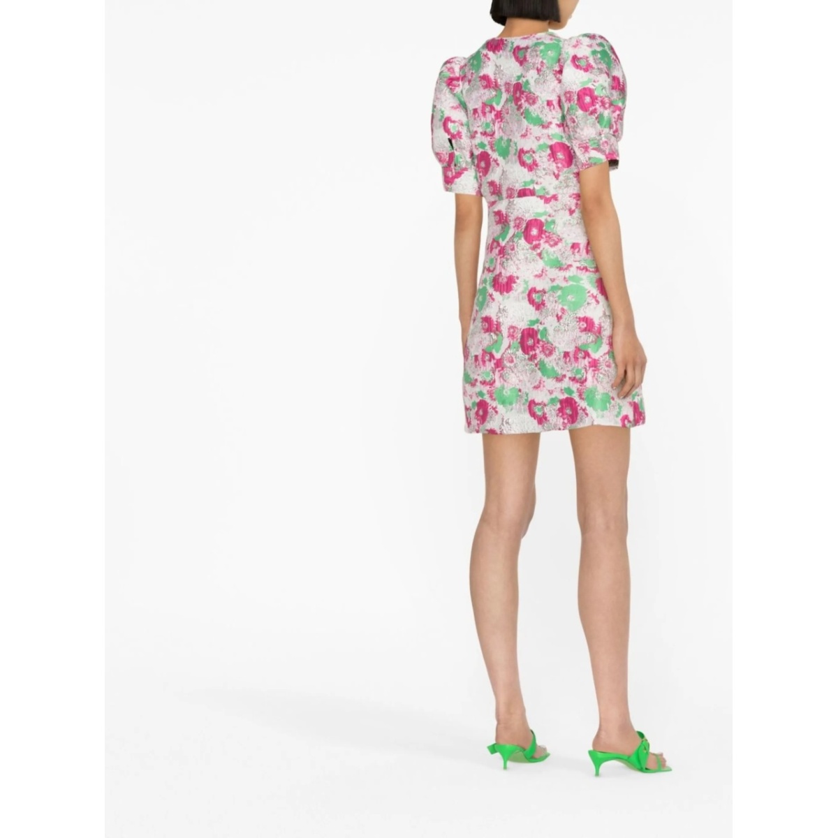 floral-print short-sleeve dress - Img 3