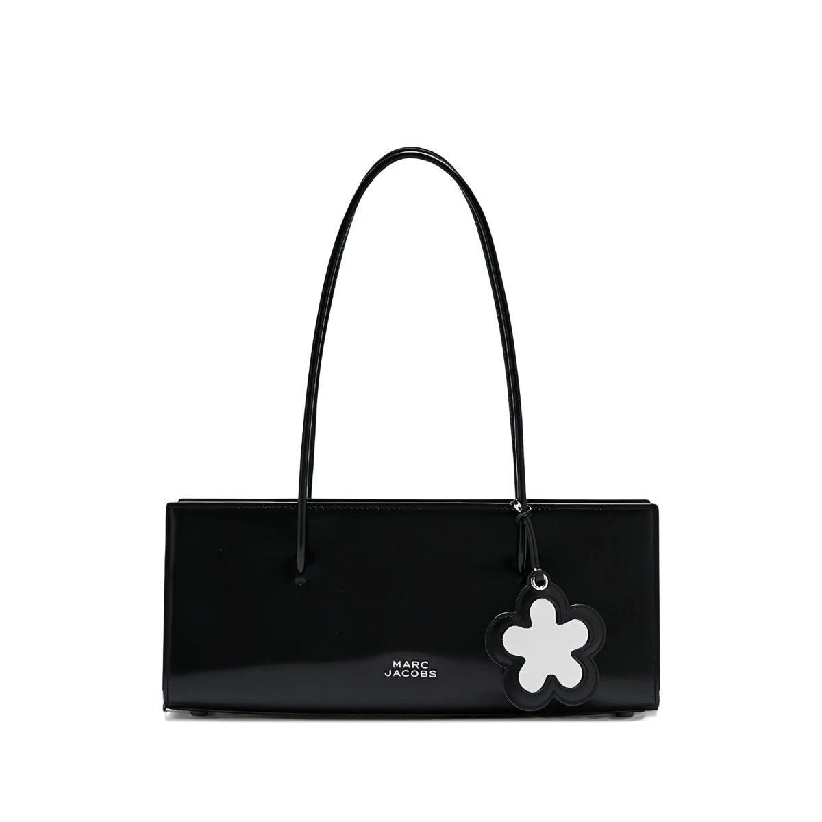 flower-charm shoulder bag