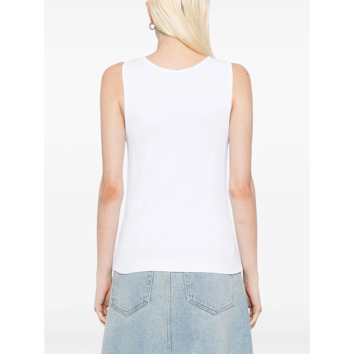 fox-embroidered tank top - Img 4