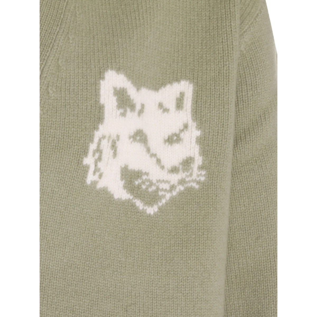 Fox Head-intarsia cardigan - Img 3
