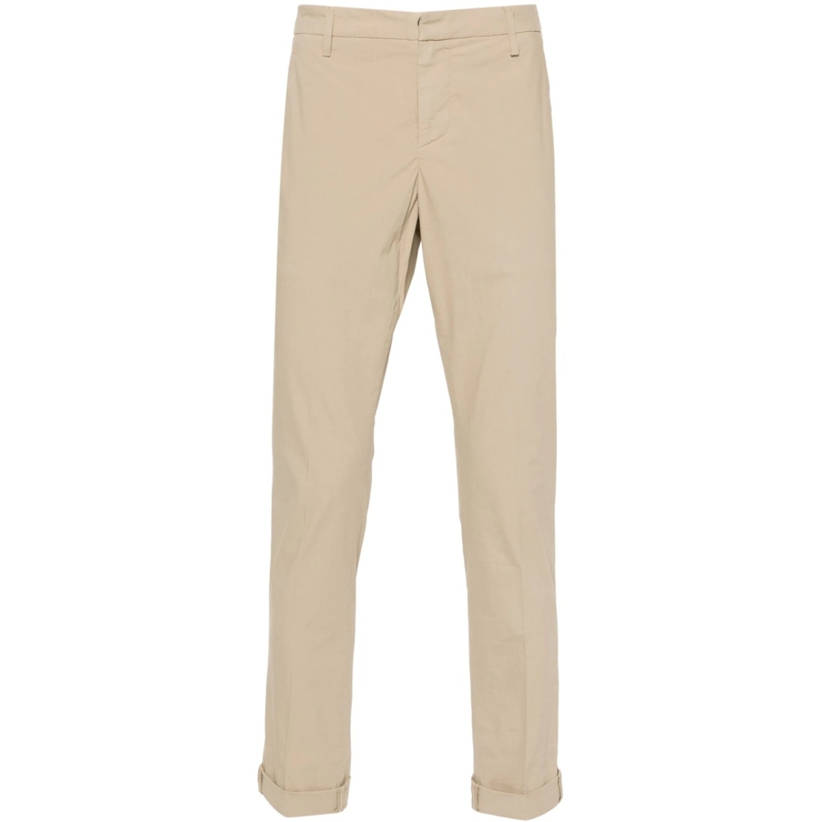 gabardine tapered chino trousers