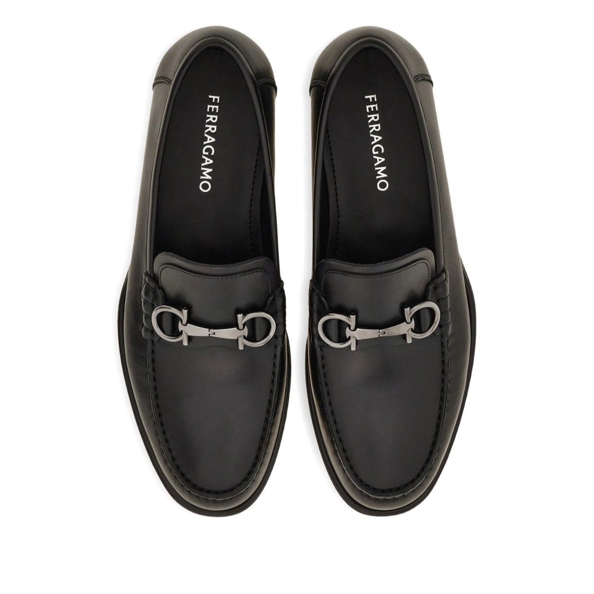 Gancini-buckle loafers - Img 3