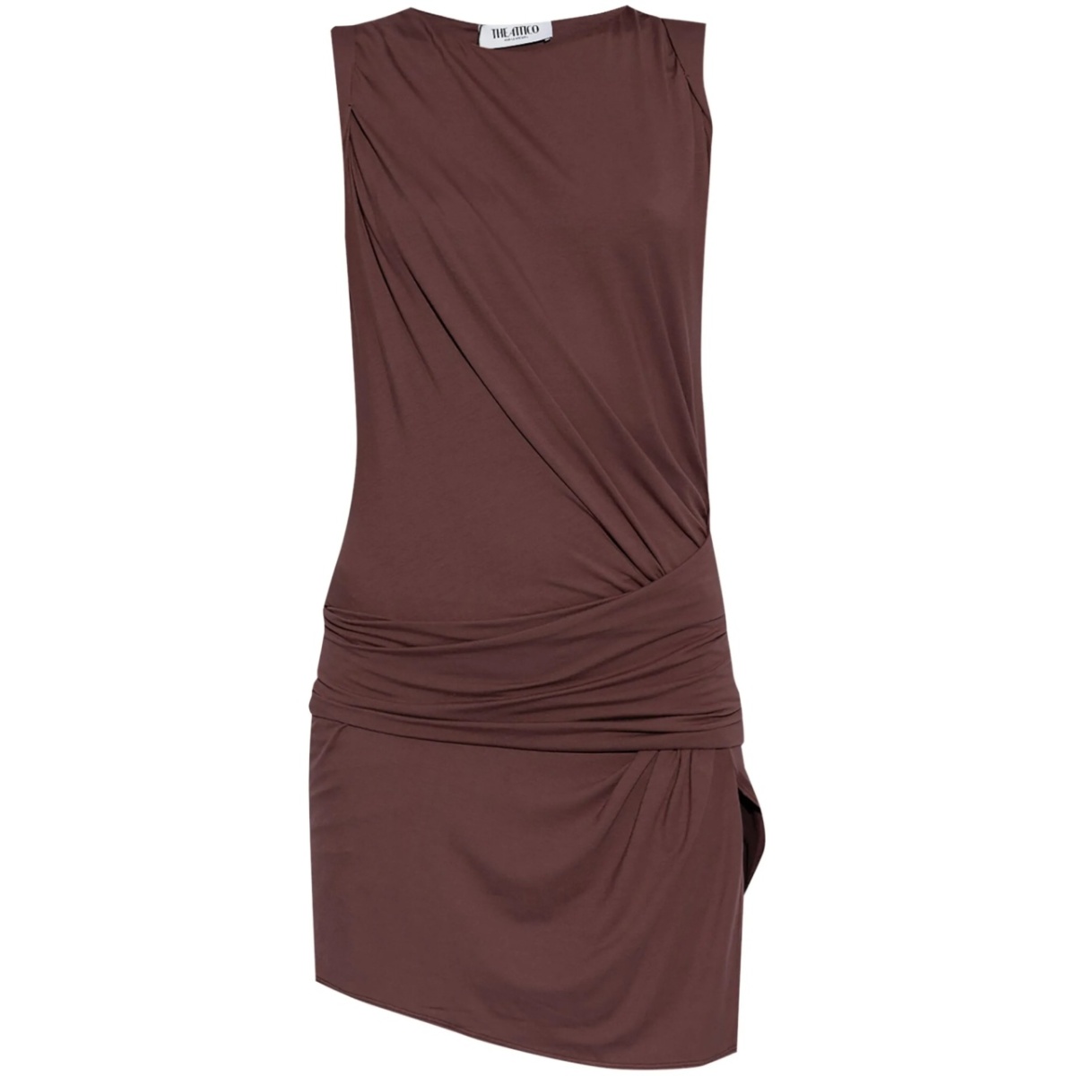 gathered minidress
