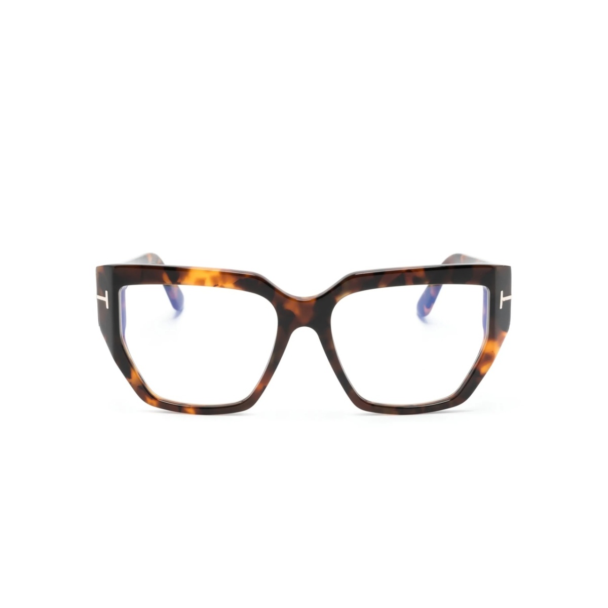 geometric-frame glasses