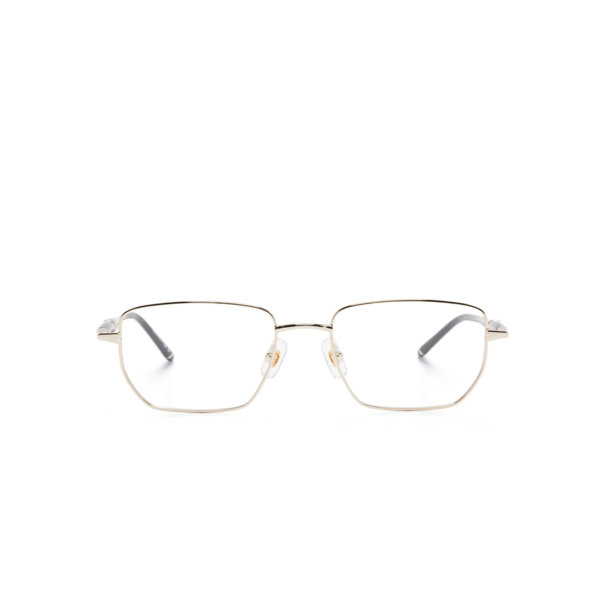 geometric-frame glasses