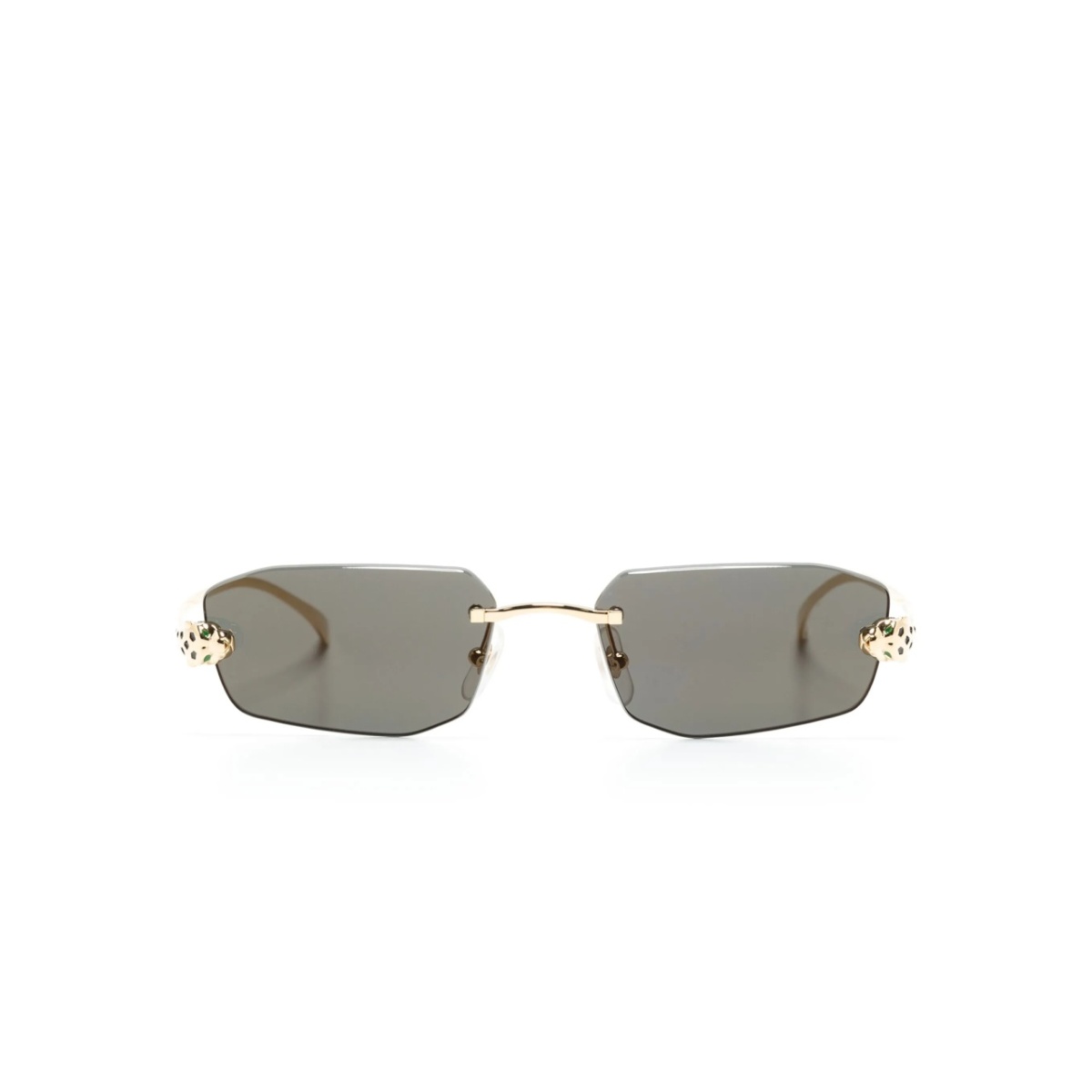 geometric-frame sunglasses