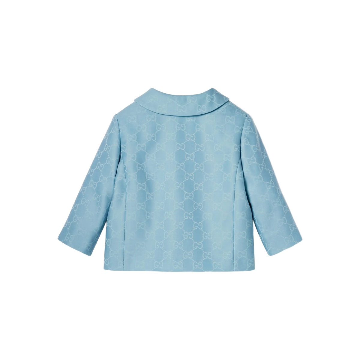 GG-pattern peter-pan collar jacket - Img 2