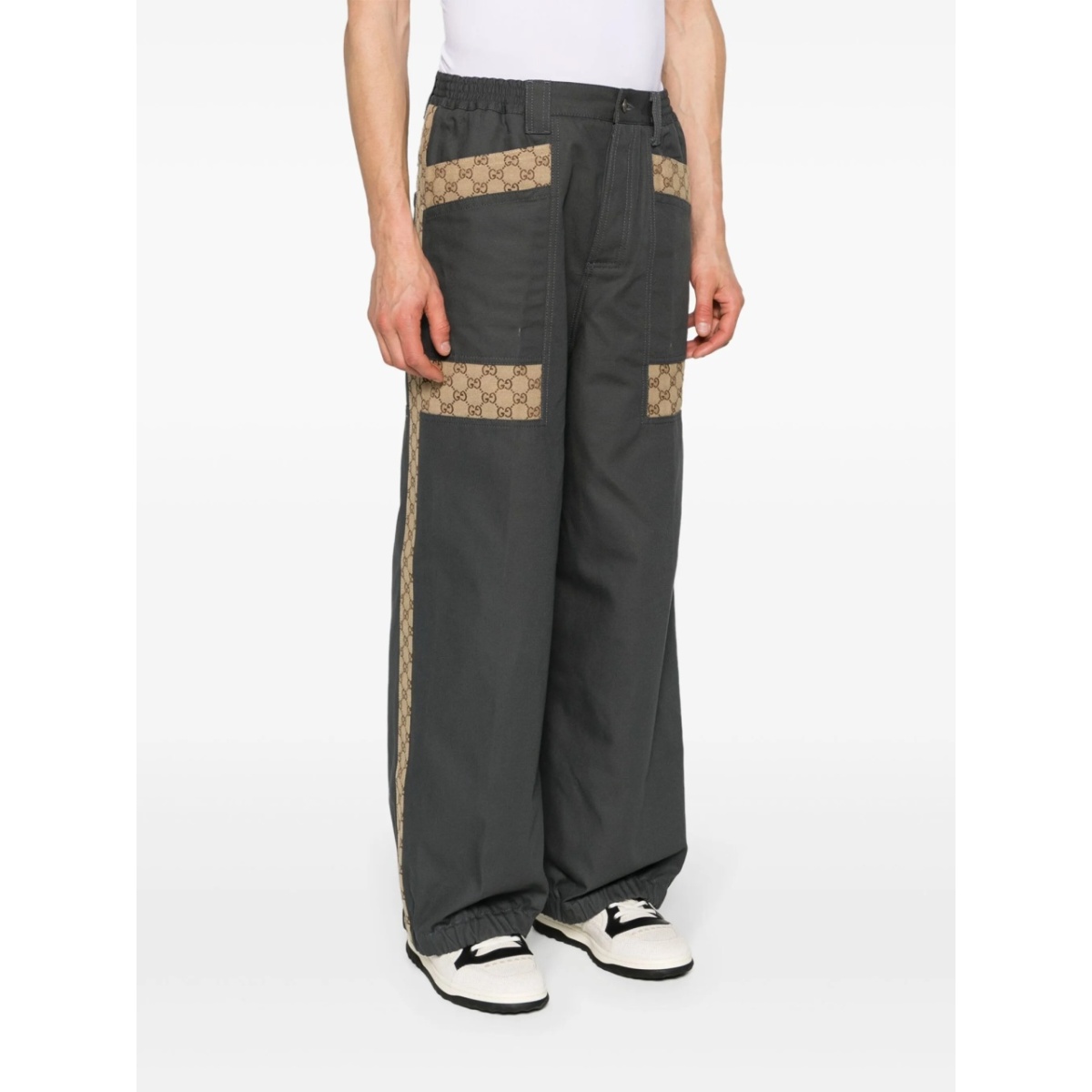 GG Supreme canvas trousers - Img 3