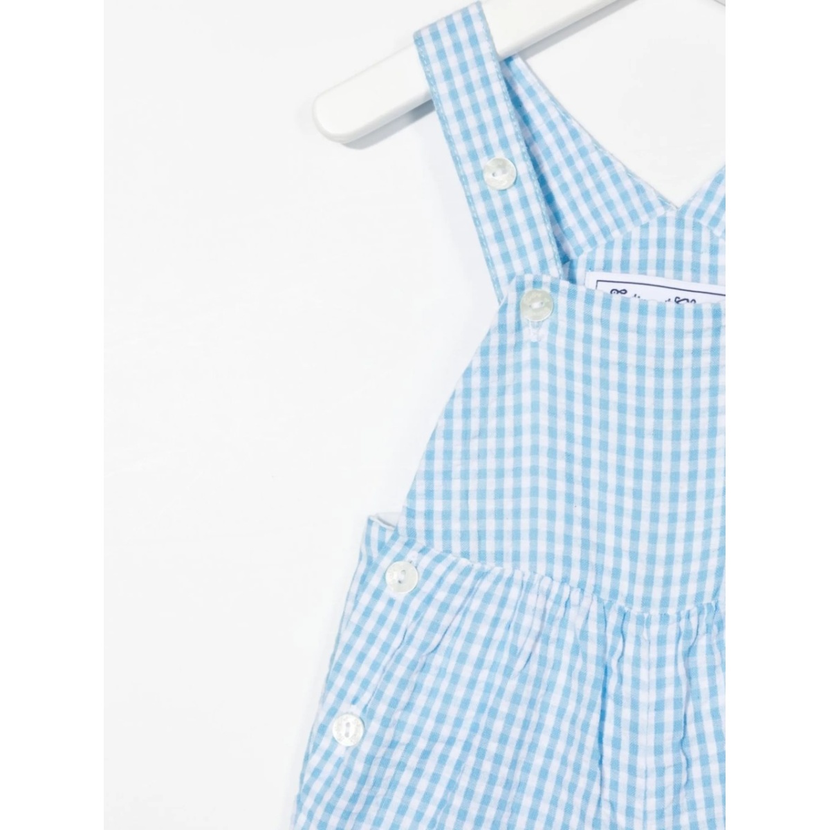 gingham-print romper - Img 3