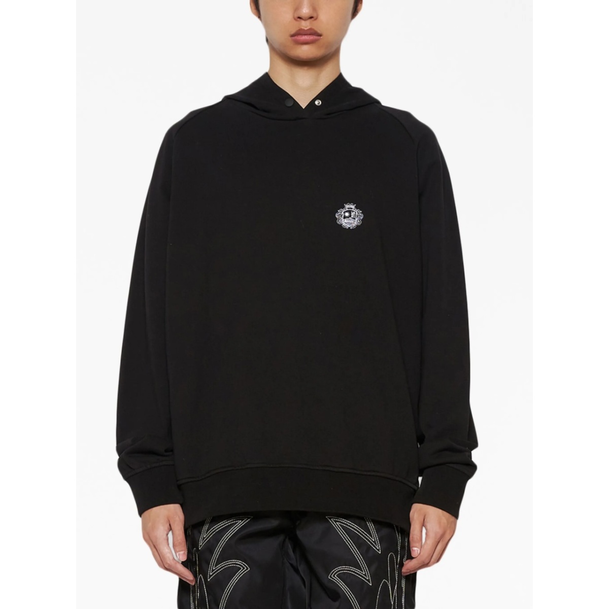 graphic-print cotton hoodie - Img 3