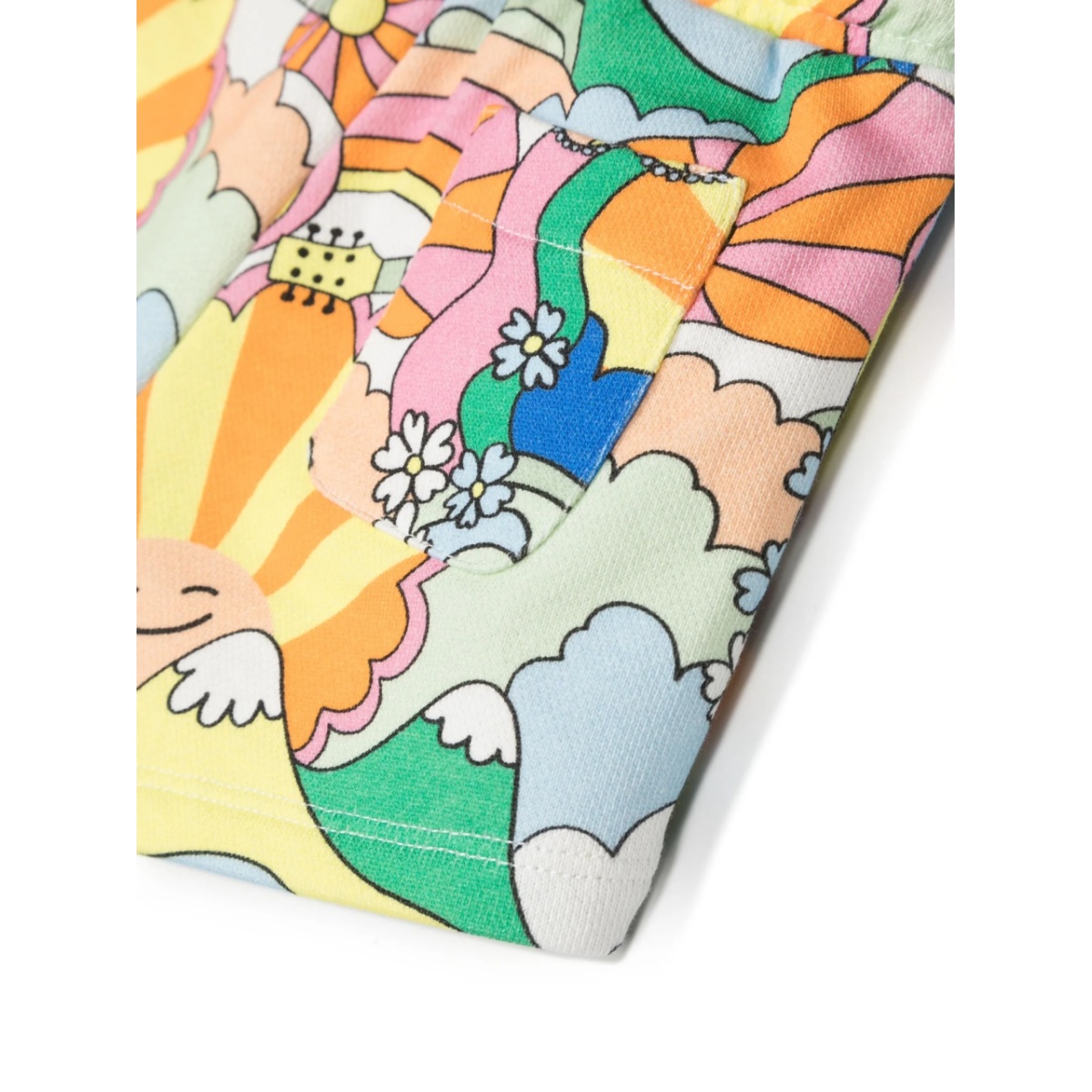 graphic-print cotton shorts - Img 3