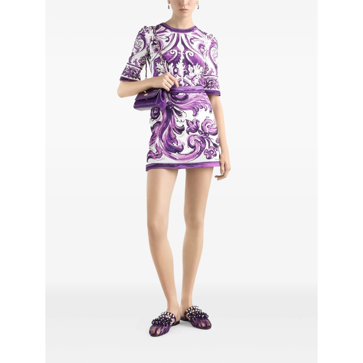 graphic-print mini dress - Img 2
