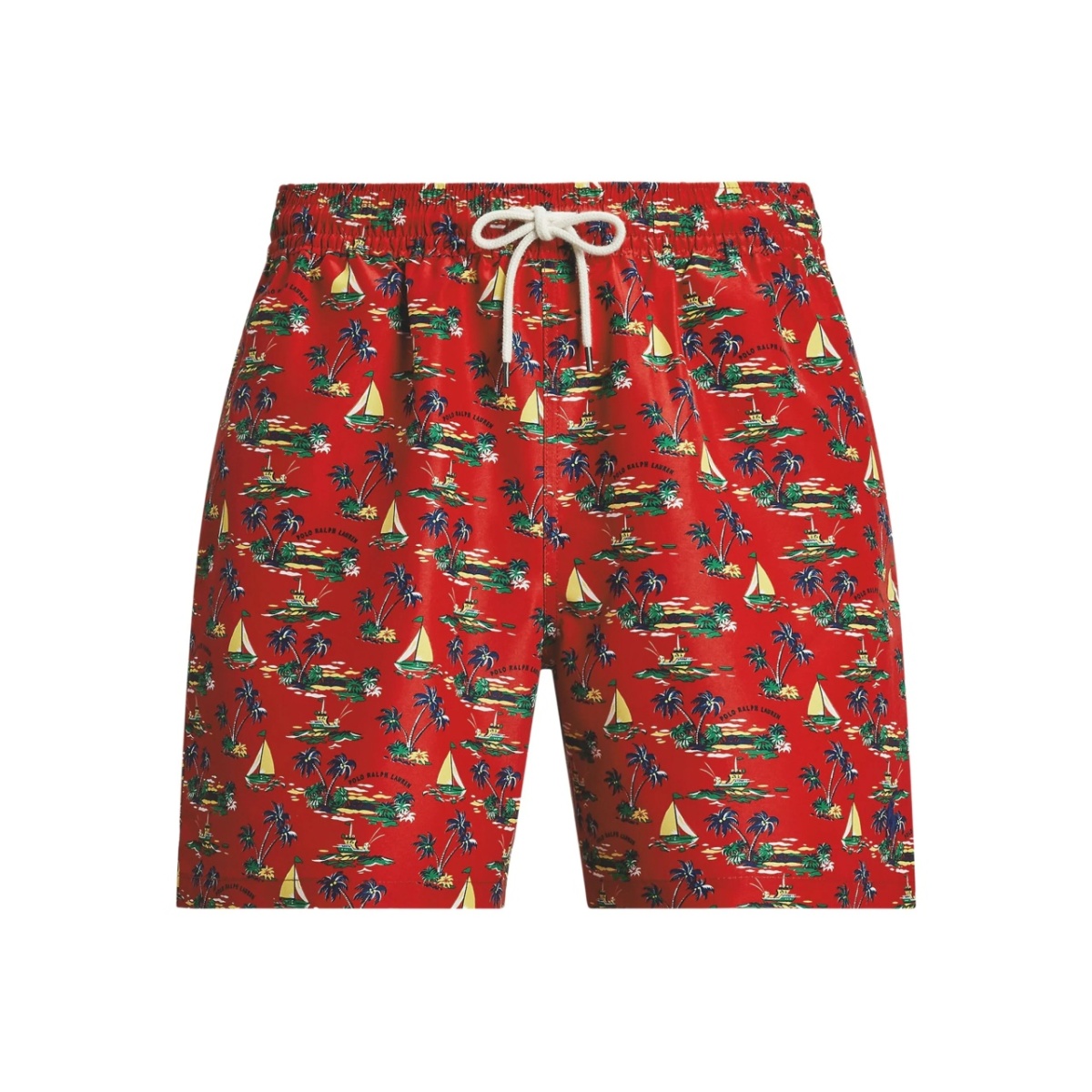 graphic-print swim shorts