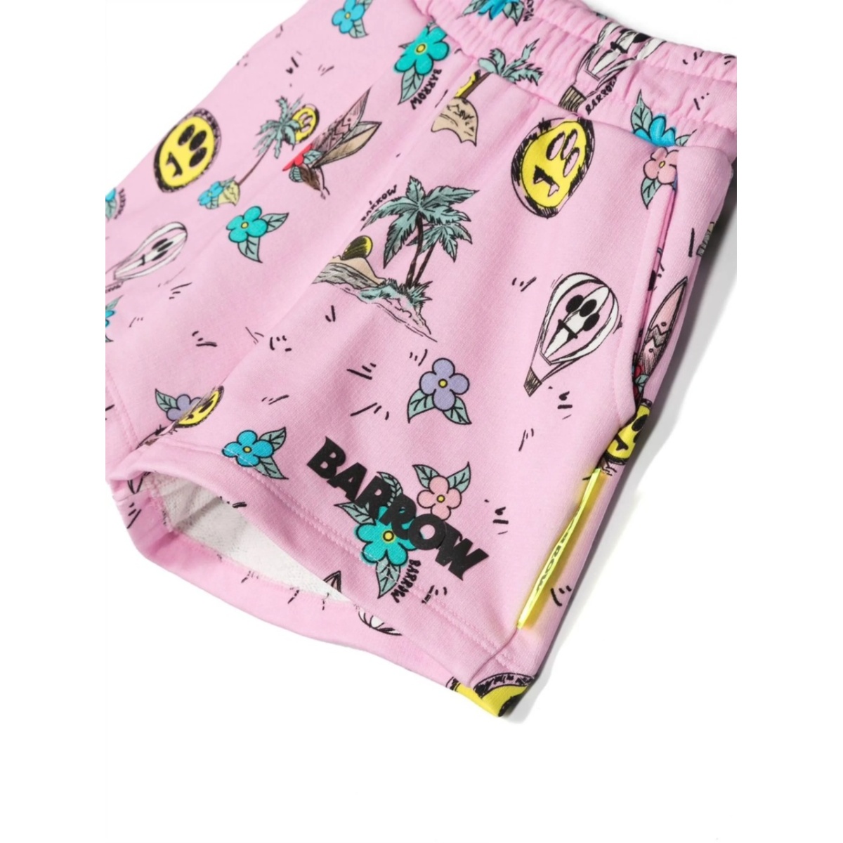 graphic-print track shorts - Img 3