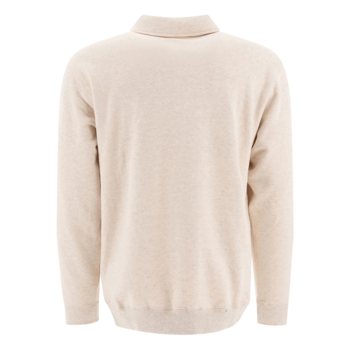 half-zip kangaroo-pocket sweatshirt