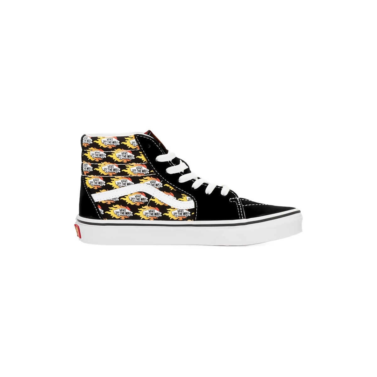 high-top patterned trainers - Img 2