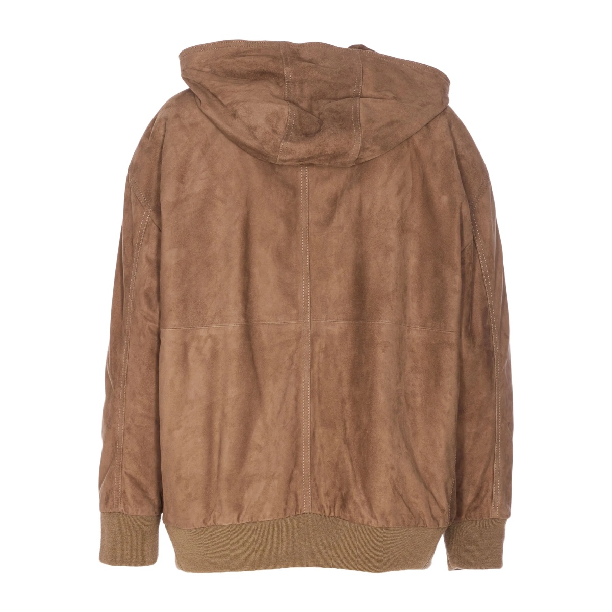 hooded suede zip jacket - Img 2