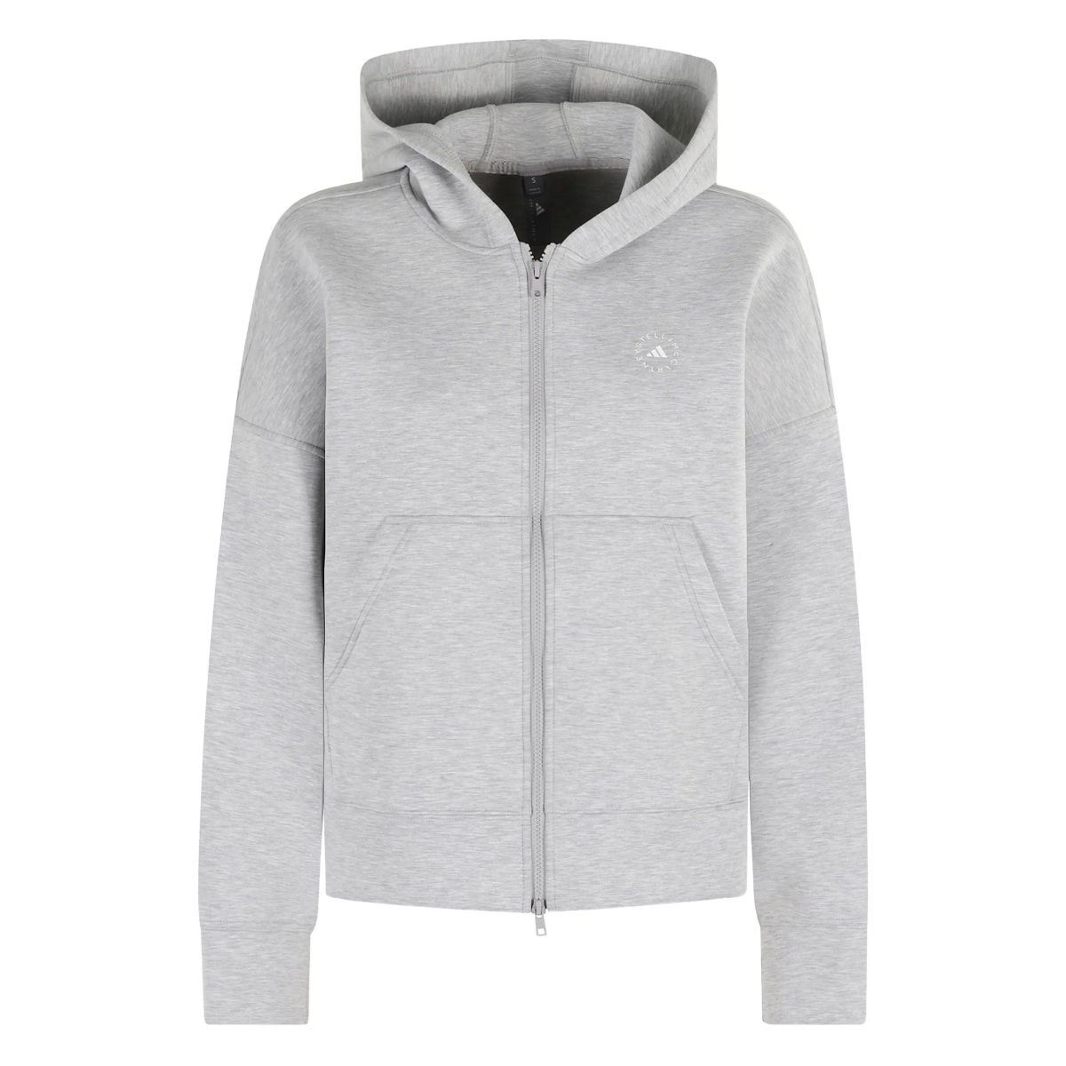 hooded zip-up jacket