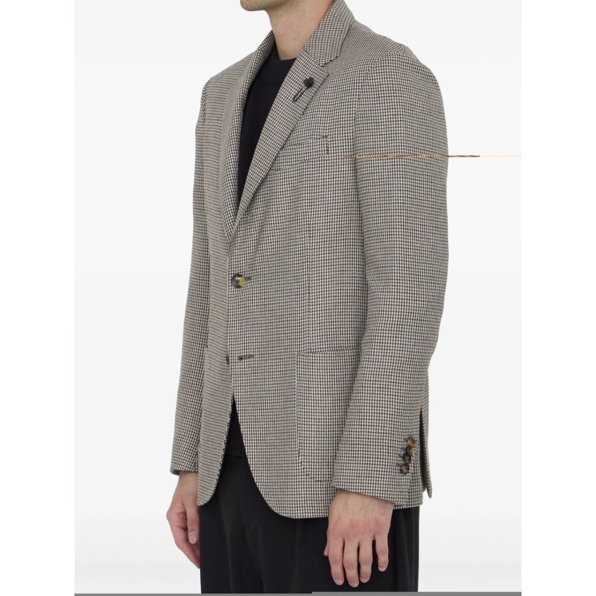 houndstooth-pattern blazer - Img 4