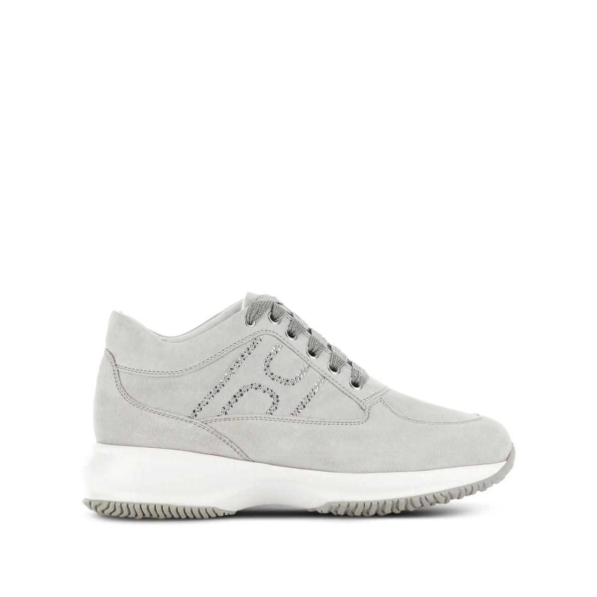 Interactive crystal-embellished sneakers