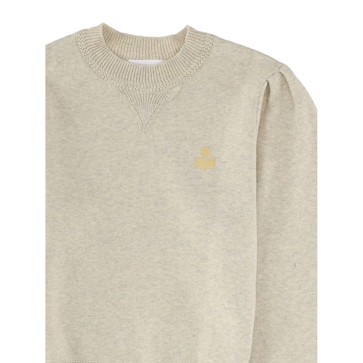 Kelaya puff-sleeve logo sweater - Img 2