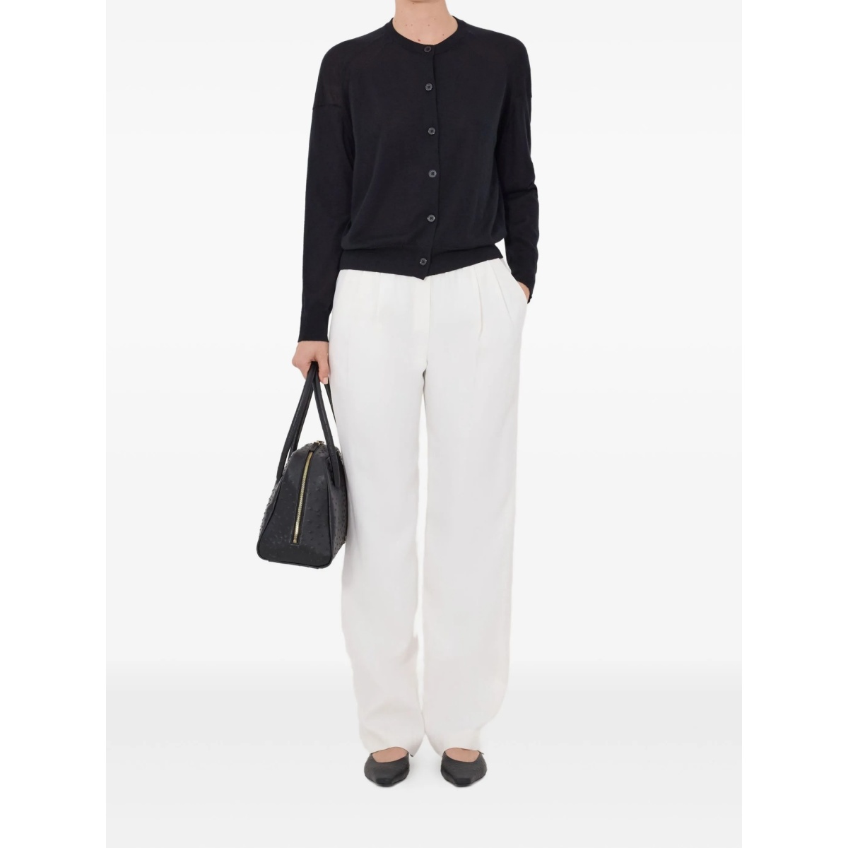 KITA buttoned drop-shoulder cardigan - Img 2
